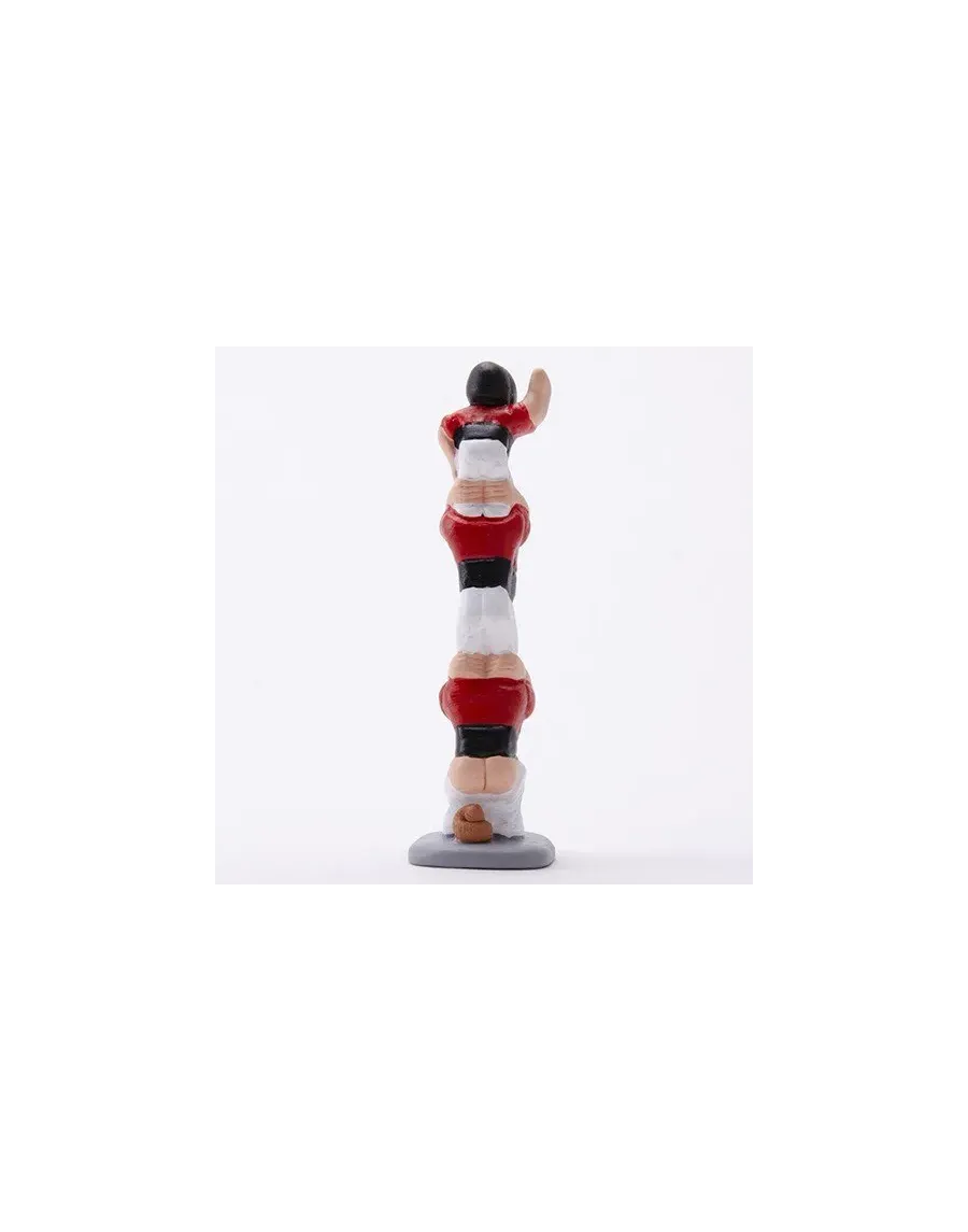 Hochwertige rote Castellers Caganer-Figur – Jetzt kaufen