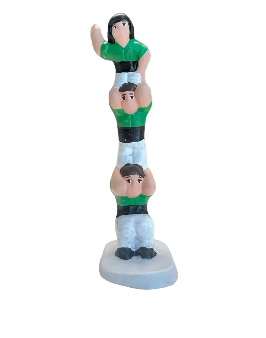 Green Caganer Castellers